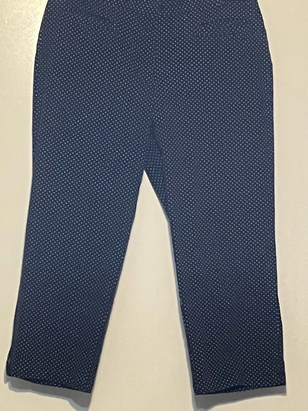 Navy Dot Print Women’s Pants